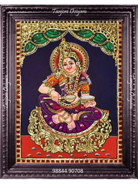 Gold Annapoorani Tanjore Painting